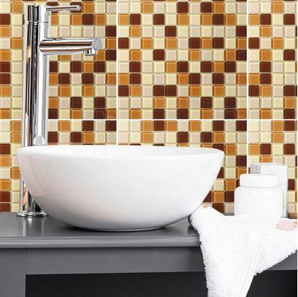 Obrázok z Mozaika na mriežke  -  hnedá