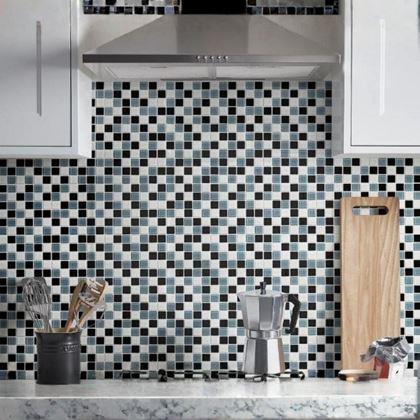 Obrázok z Mozaika na mriežke  -  čiernobiela