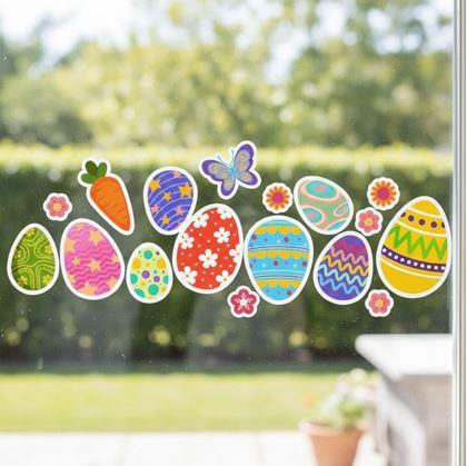 Obrázok z Veľkonočné samolepky na okno 35 ks