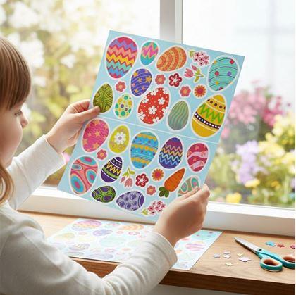 Obrázok z Veľkonočné samolepky na okno 35 ks