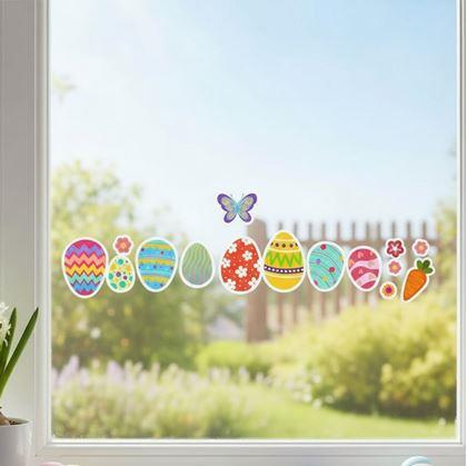 Obrázok z Veľkonočné samolepky na okno 35 ks