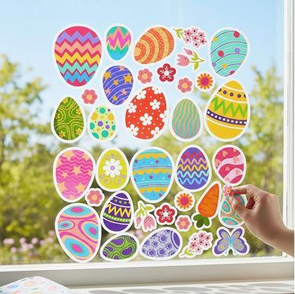 Obrázok z Veľkonočné samolepky na okno 35 ks