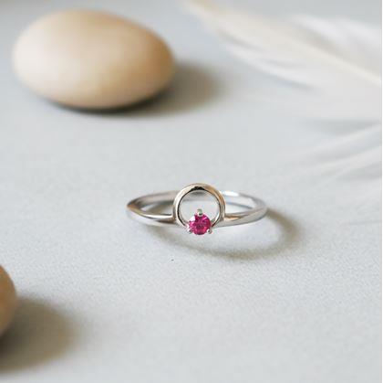 Obrázok z Nastaviteľný prstienok znamenia - váhy