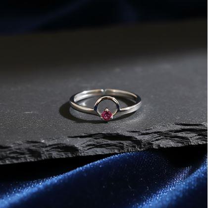 Obrázok z Nastaviteľný prstienok znamenia - váhy