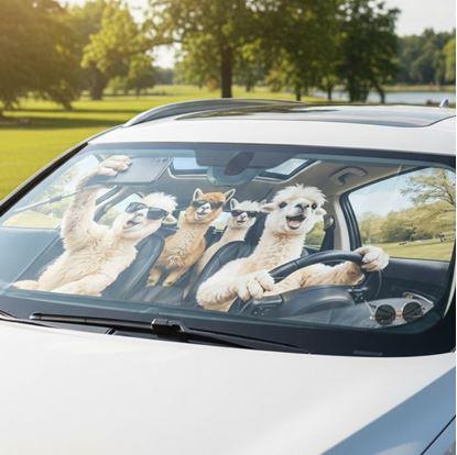 Obrázok Protislnečná clona do auta s prísavkami