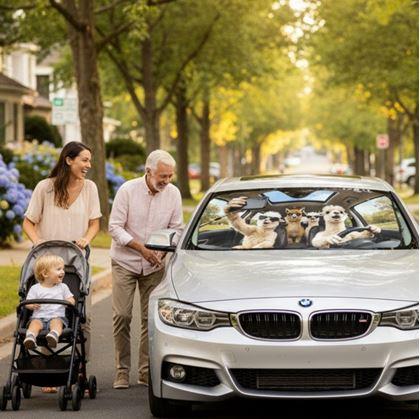 Obrázok z Protislnečná clona do auta s prísavkami - lamy