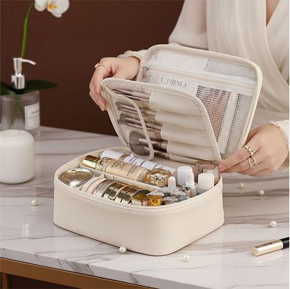 Obrázok z Veľkokapacitná cestovná kozmetická taštička