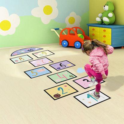 Obrázok Nálepky na podlahu - skákací panák