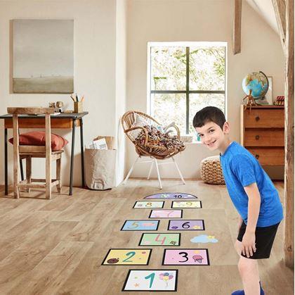 Obrázok z Nálepky na podlahu - skákací panák