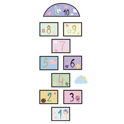 Obrázok z Nálepky na podlahu - skákací panák