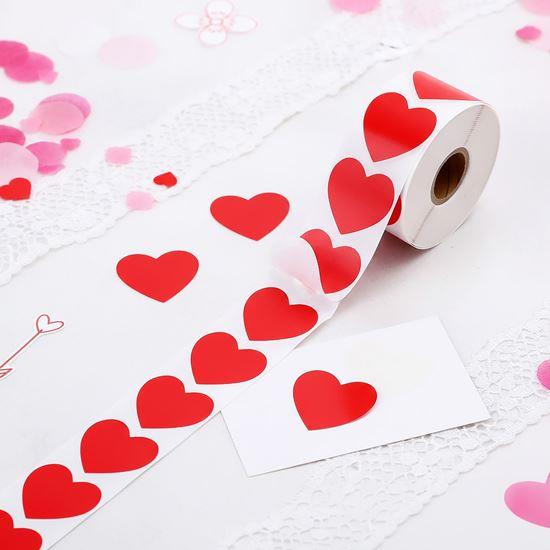 Obrázok z Samolepky srdiečka - 500 ks