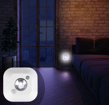 Obrázok Nočné LED svetlo na batérie so senzorom pohybu