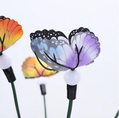 Obrázok Solárny zapichovač - motýliky