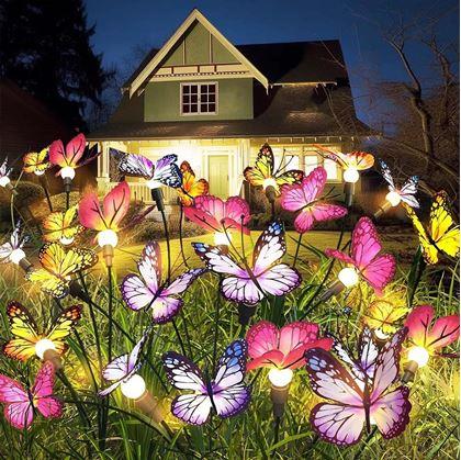 Obrázok z Solárny zapichovač - motýliky