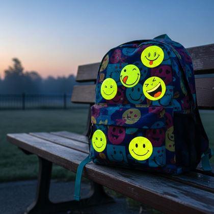 Obrázok z Reflexné samolepky - smajlíci 6 ks