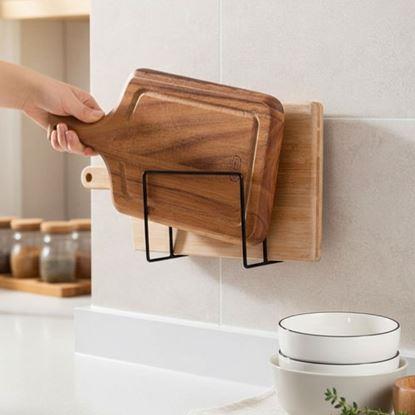 Obrázok Nalepovací držiak na dosky a pokrievky, 2 priehradky