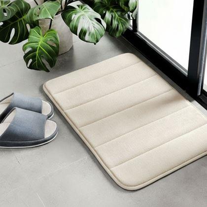 Obrázok z Protišmyková kúpeľňová predložka 40 x 60 cm - béžová