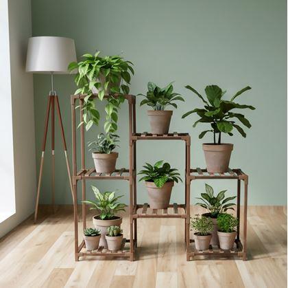 Obrázok z Drevený stojan na kvety