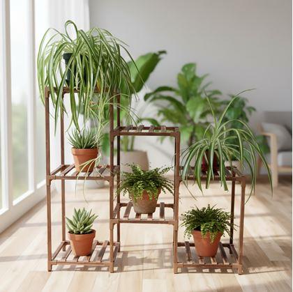 Obrázok z Drevený stojan na kvety