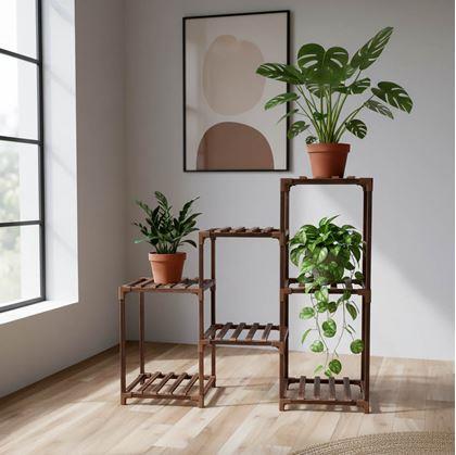 Obrázok z Drevený stojan na kvety