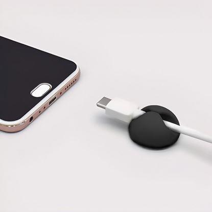 Obrázok 5 ks Nalepovacie držiaky na káble