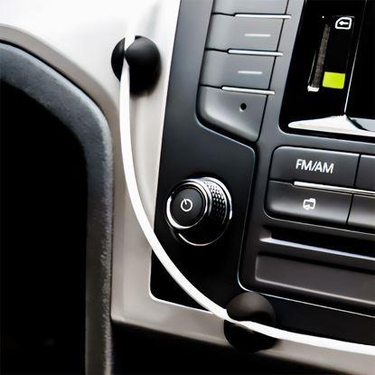 Obrázok 5 ks Nalepovacie držiaky na káble