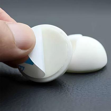 Obrázok z 5 ks Nalepovacie držiaky na káble - biely