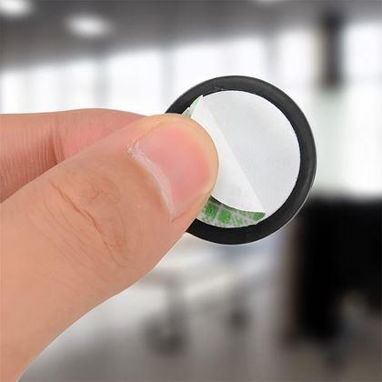 Obrázok z 5 ks Nalepovacie držiaky na káble - čierny