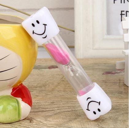 Obrázok z Presýpacie hodiny na čistenie zubov - ružové