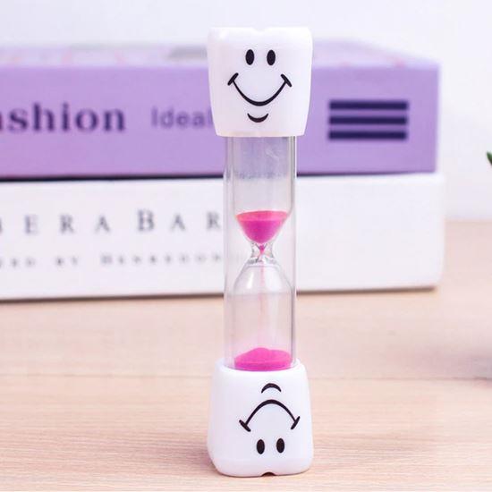 Obrázok z Presýpacie hodiny na čistenie zubov - ružové