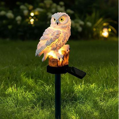 Obrázok Solárne záhradné osvetlenie sova