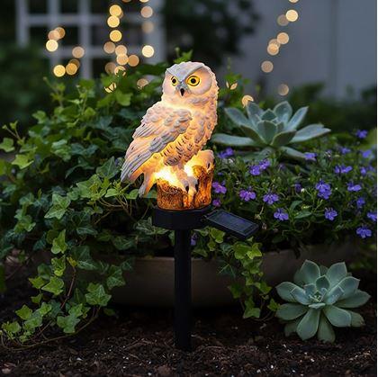 Obrázok z Solárne záhradné osvetlenie sova