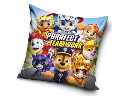 Obrázok z Obliečka na vankúš 40x40 cm - Tlapková Patrola Purrfect Teamwork