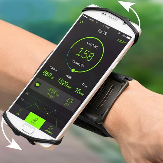 Obrázok z Otočný držiak mobilu na zápästie