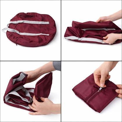 Obrázok z Skladacia cestovná taška - vínová