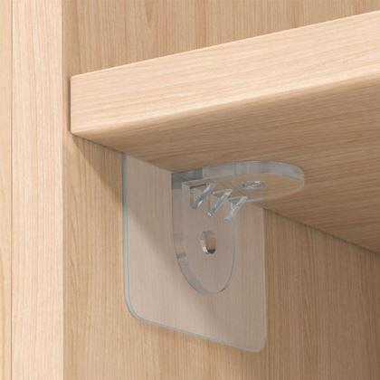 Obrázok z Nalepovací držiak na poličku 10 ks