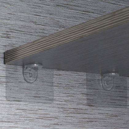 Obrázok z Nalepovací držiak na poličku 10 ks