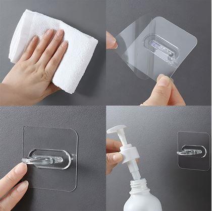 Obrázok z 2 ks Nalepovací univerzálny držiak