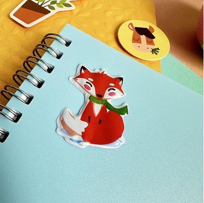 Obrázok Vypuklé samolepky so zvieratkami