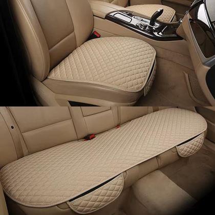 Obrázok z Sada podložiek na sedadlá  -  béžová