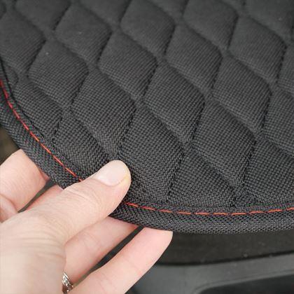 Obrázok z Sada podložiek na sedadlá  -  čierna