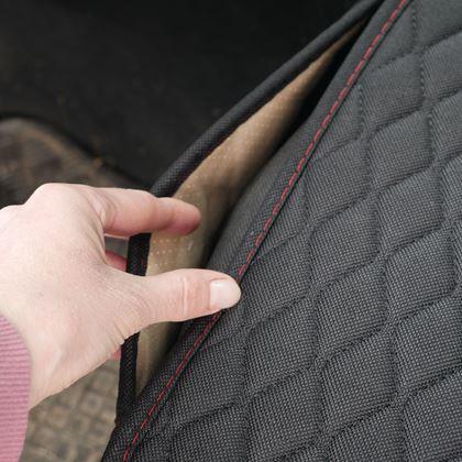 Obrázok z Sada podložiek na sedadlá  -  čierna