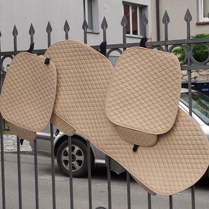 Obrázok z Sada podložiek na sedadlá  -  béžová