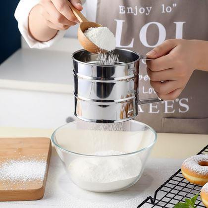 Obrázok z Nerezové kuchynské sitko s odmerkou