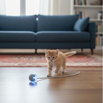 Obrázok z Nabíjacia pohyblivá loptička pre zvieratá