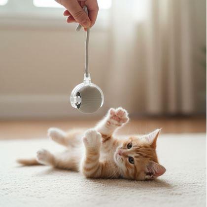 Obrázok z Nabíjacia pohyblivá loptička pre zvieratá