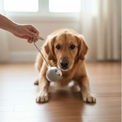 Obrázok z Nabíjacia pohyblivá loptička pre zvieratá