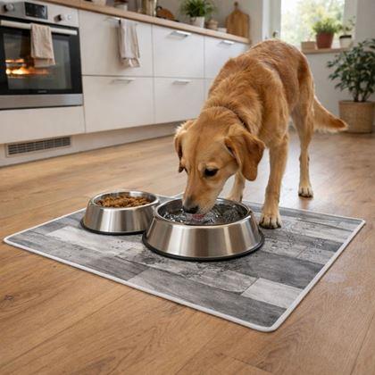 Obrázok z Protišmyková predložka 90x60 cm - patinované drevo