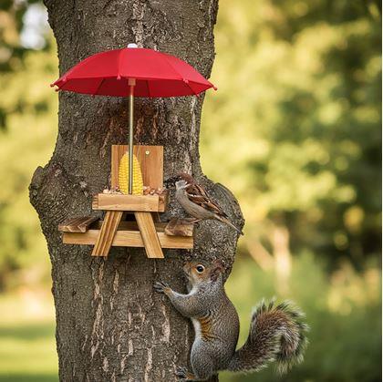 Obrázok z Drevené kŕmidlo