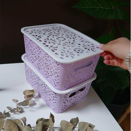 Obrázok z Úložný box s vekom malý  -  ružový